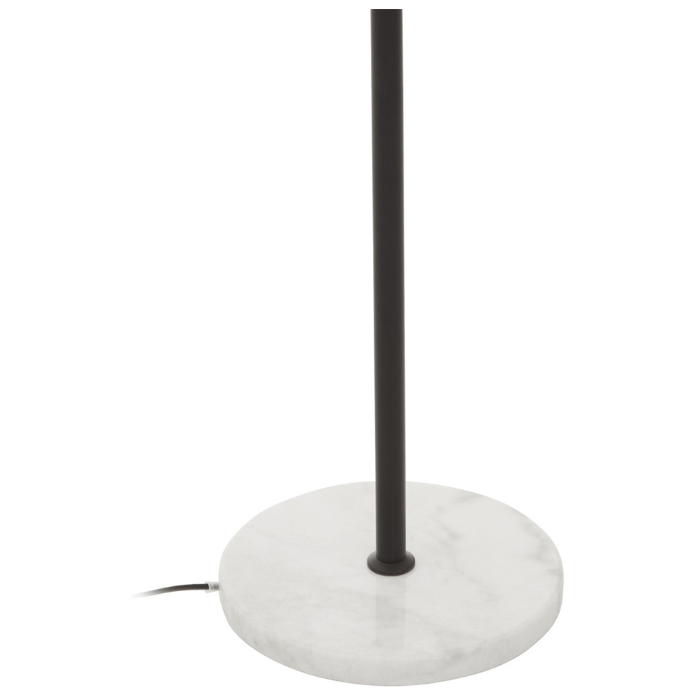 Premier Housewares Black Finish Metal Floor Lamp Image 4