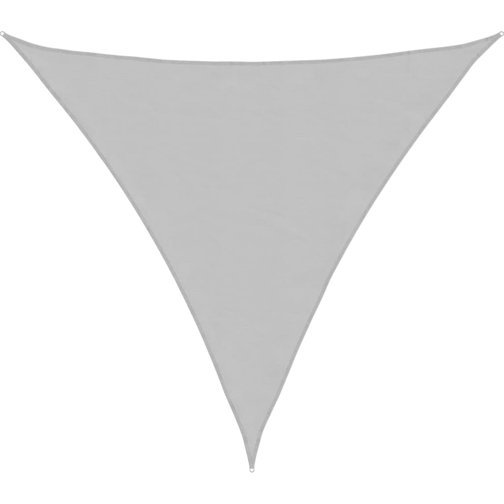 vidaXL Grey Triangular Sun Shade Sail 2 x 2 x 2m Image 1