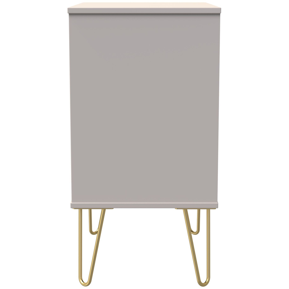 Crowndale Diamond 3 Drawer Kashmir Matt Midi Chest of Drawers Ready Assembled Image 2