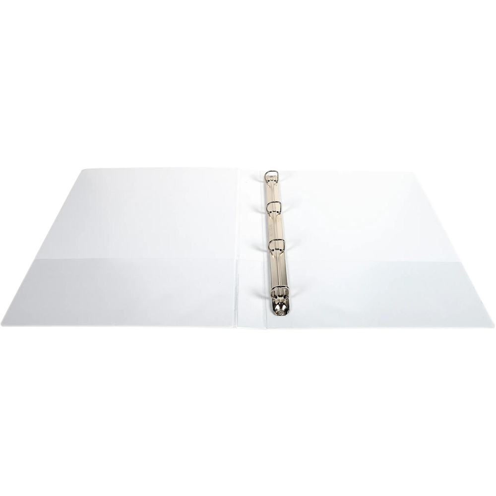 Exacompta Kreacover White PP 4D Ring Binder with 3 Pockets 15mm 10 Pack Image 3