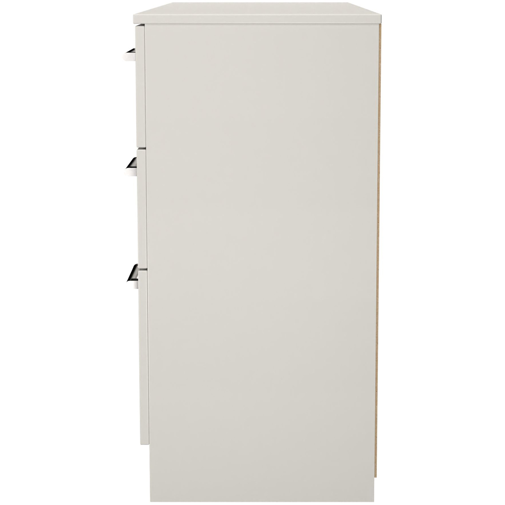 Crowndale Devon 6 Drawer Matt Grey Wide Chest of Drawers Ready Assembled Image 3