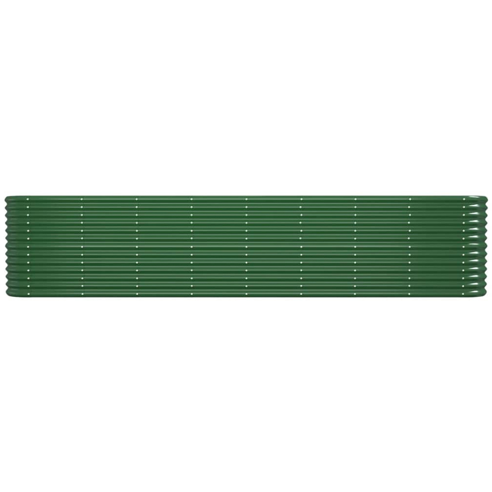 vidaXL Green Metal Raised Garden Bed 332 x 40 x 68cm Image 2
