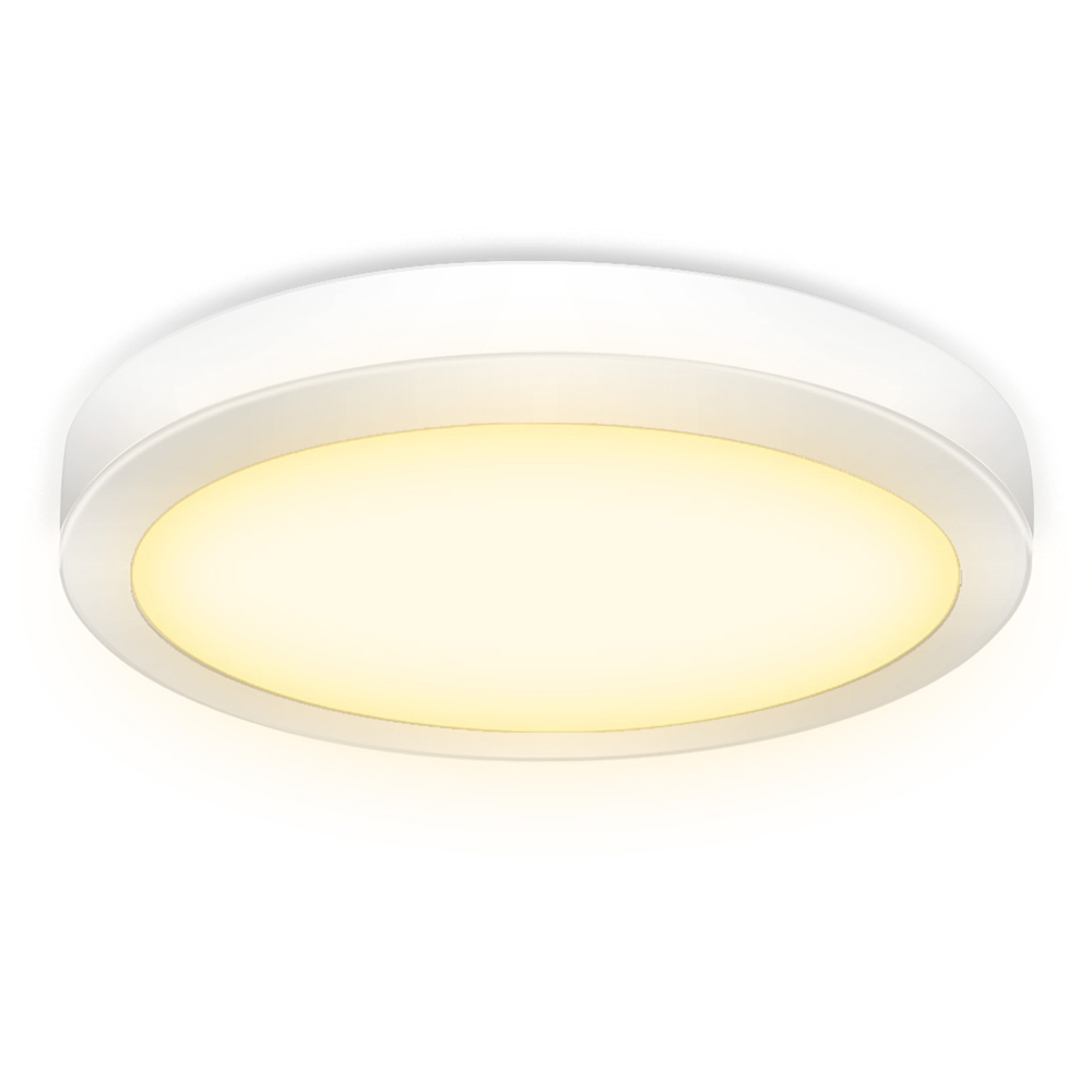 ExtraStar Warm White Flush Mount LED Ceiling Light Image 1