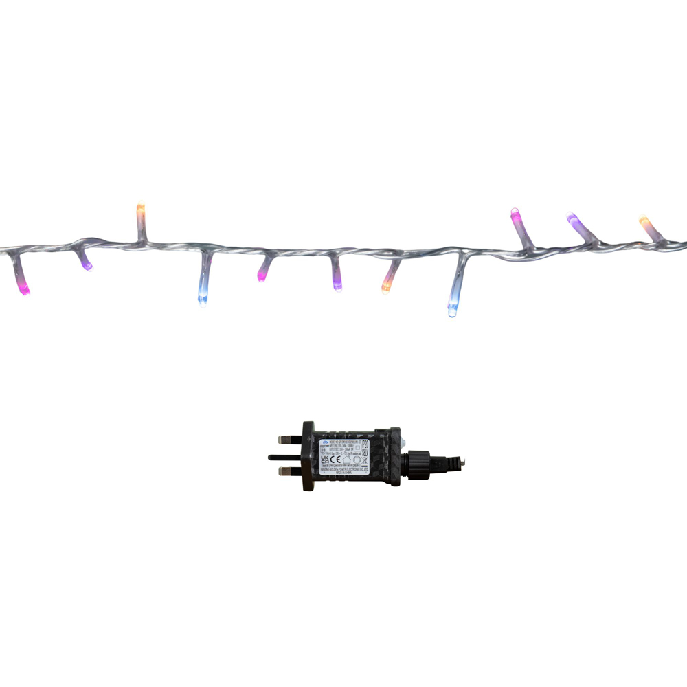 Samuel Alexander TreeBrights 1500 Rainbow LED Clear Cable Christmas String Lights 37.5m Image 7