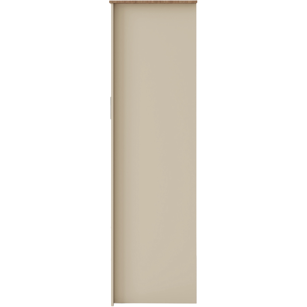GFW Lancaster 2 Door 2 Drawer Cream Wardrobe Image 4