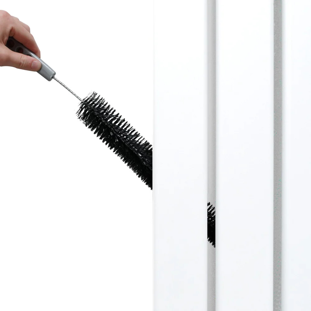 Monster Shop 8092BTU White Flat Panel Mirror Radiator with Valves 1800 x 565mm Image 5