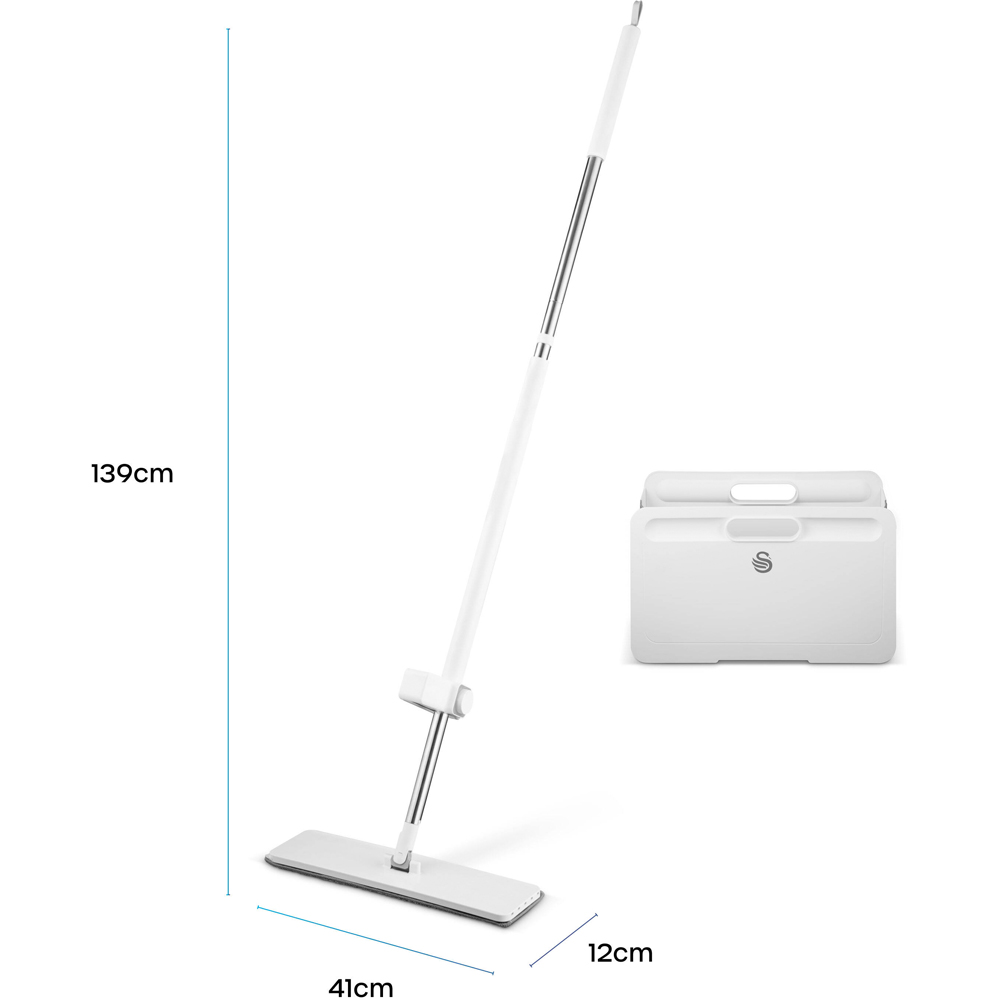 Swan Elevate Flat Mop and Bucket Set Image 9