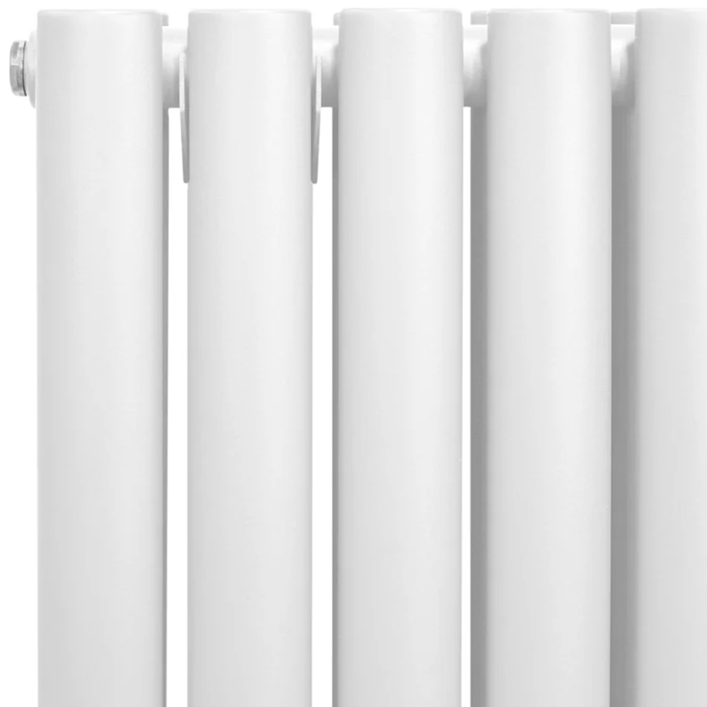 Monster Shop 2797BTU White Oval Column Radiator and Valves 1600 x 240mm Image 3
