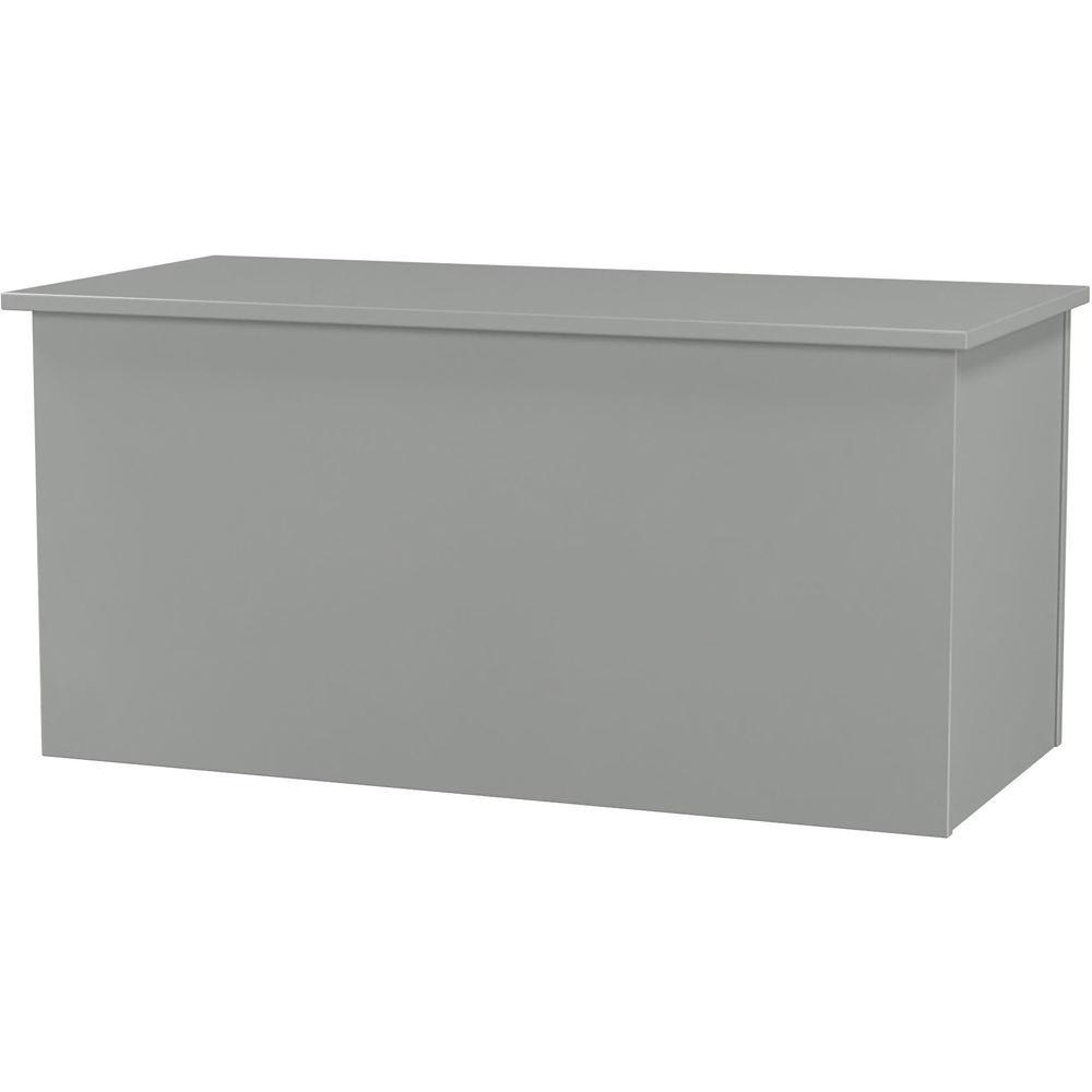 Crowndale Contrast Dusk Grey Lid Top Blanket Box Ready Assembled Image 4