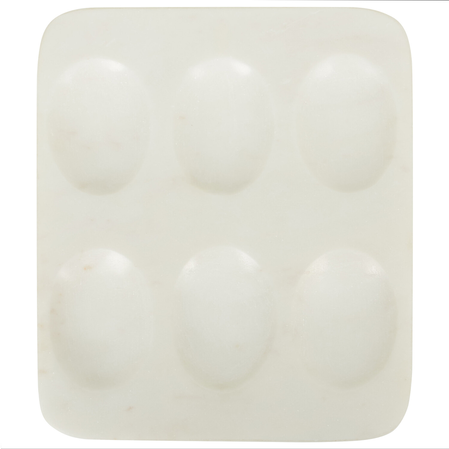Marble Egg Stand - White Image 1