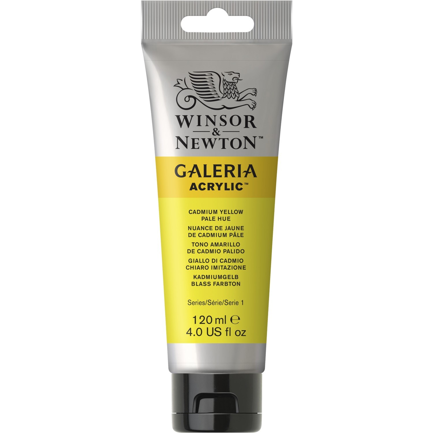 Winsor and Newton 120ml Galeria Acrylic Colour Paint - Cadmium Yellow Hue Image