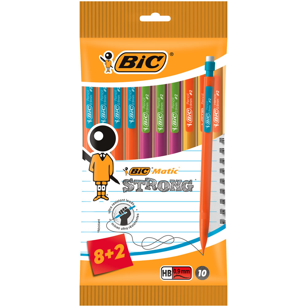 Bic Matic Strong Mechanical Pencils 10 pack Image