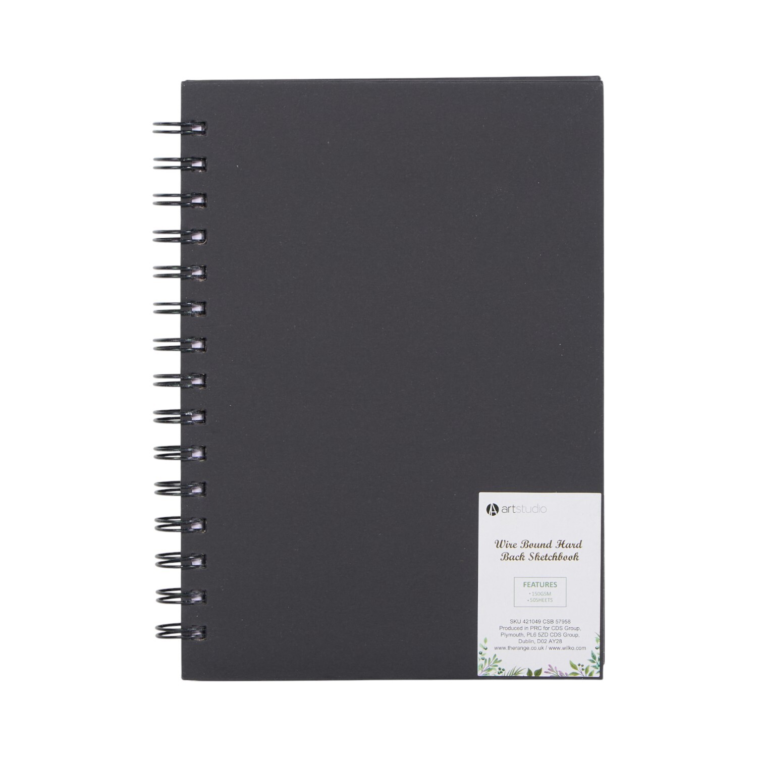 Multipack Wire Bound Sketchbooks Black Image 3