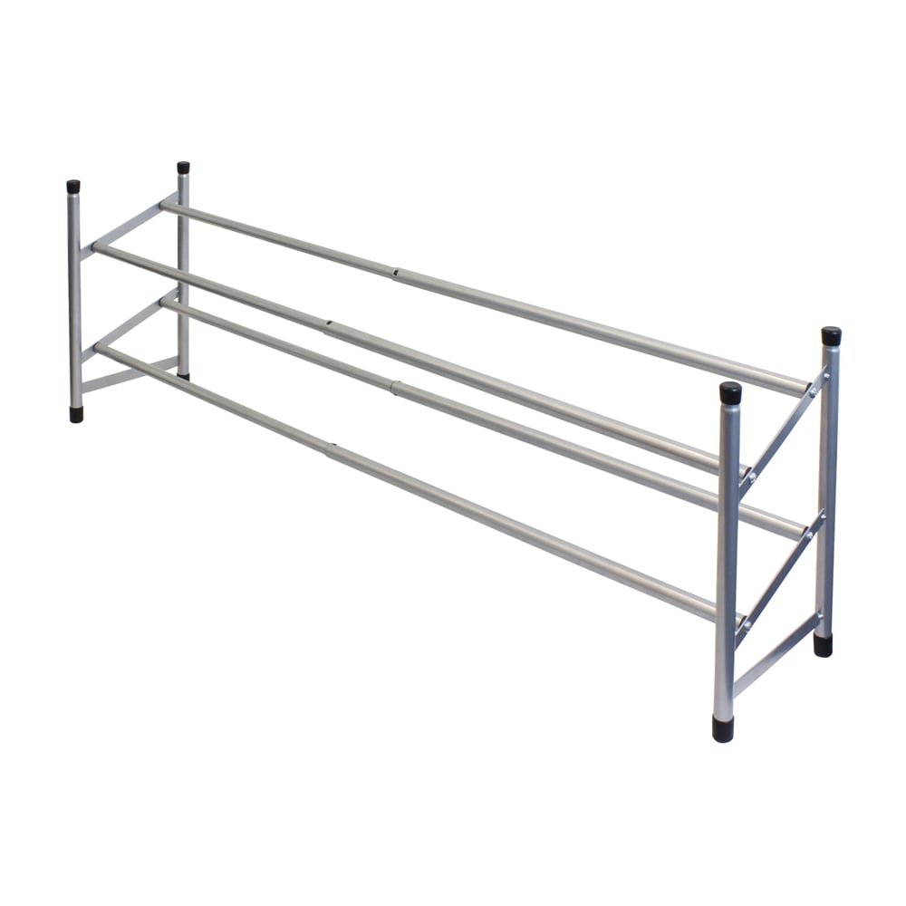 JVL 2 Tier Extendable Shoe Rack Image 3