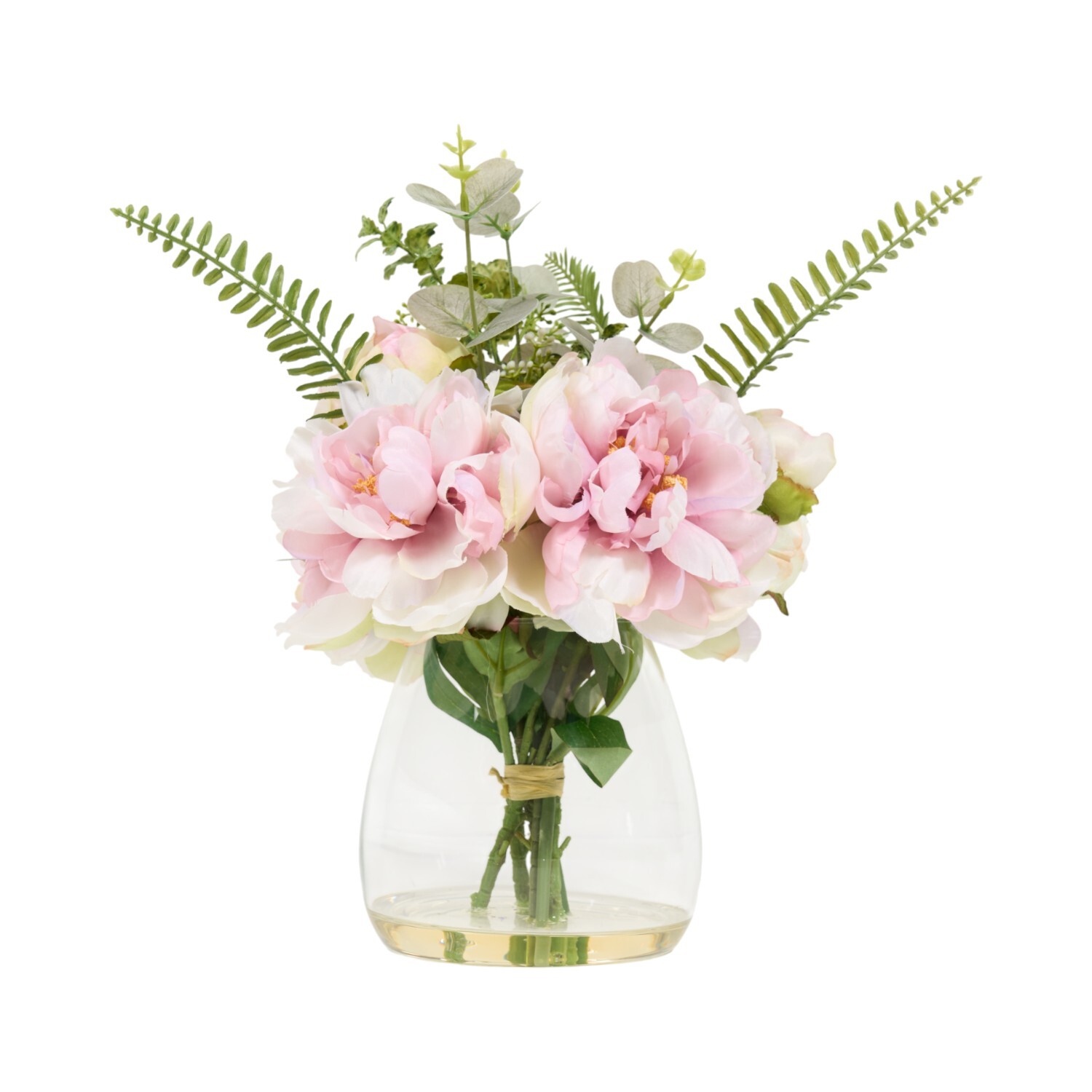 Peony Vase Arrangement Pink Image 1