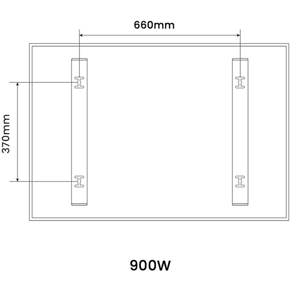 Mirrorstone Classic 900W Infrared Heating Panel Image 9