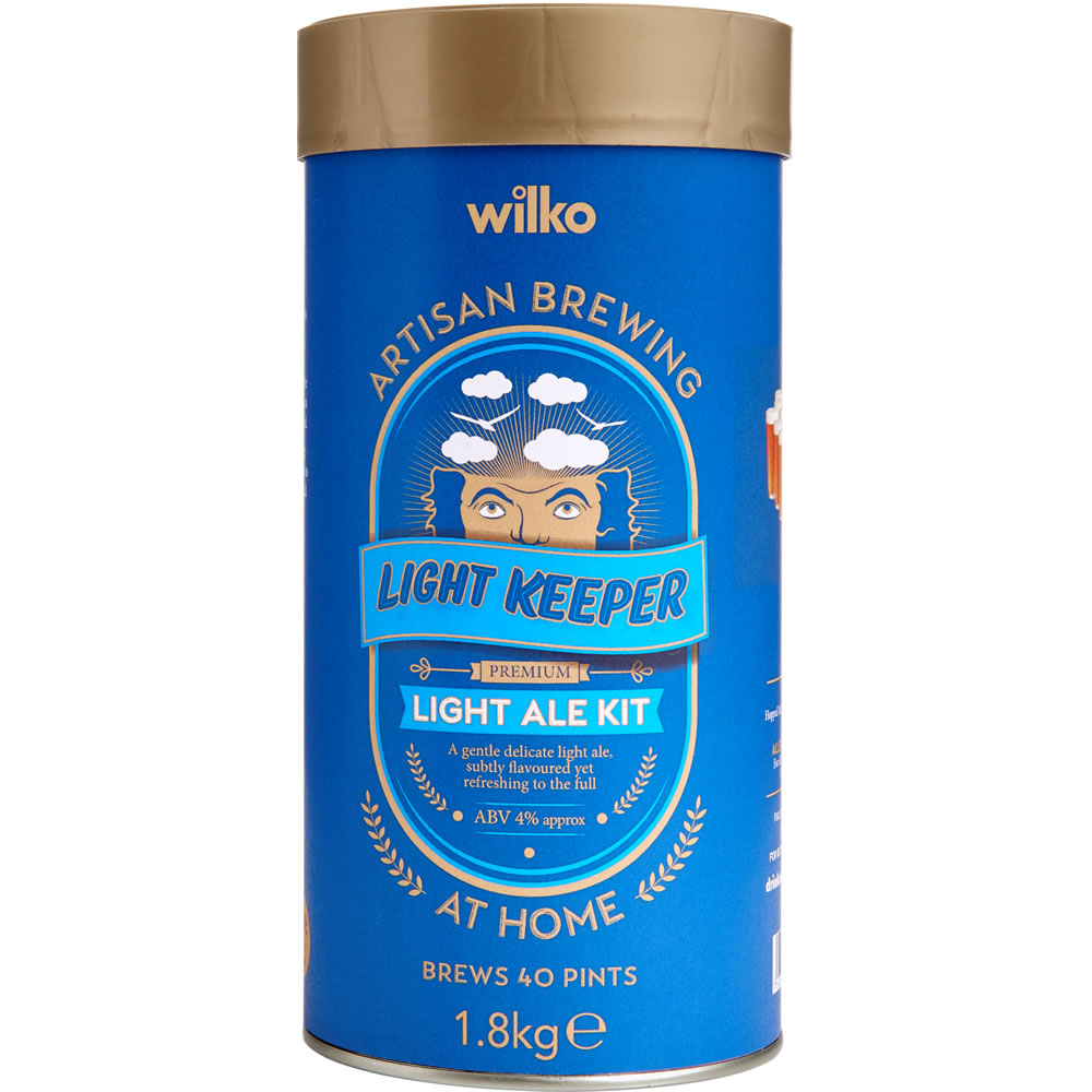 Wilko Light Keeper Light Ale Kit 1.8kg 40 Pints Image