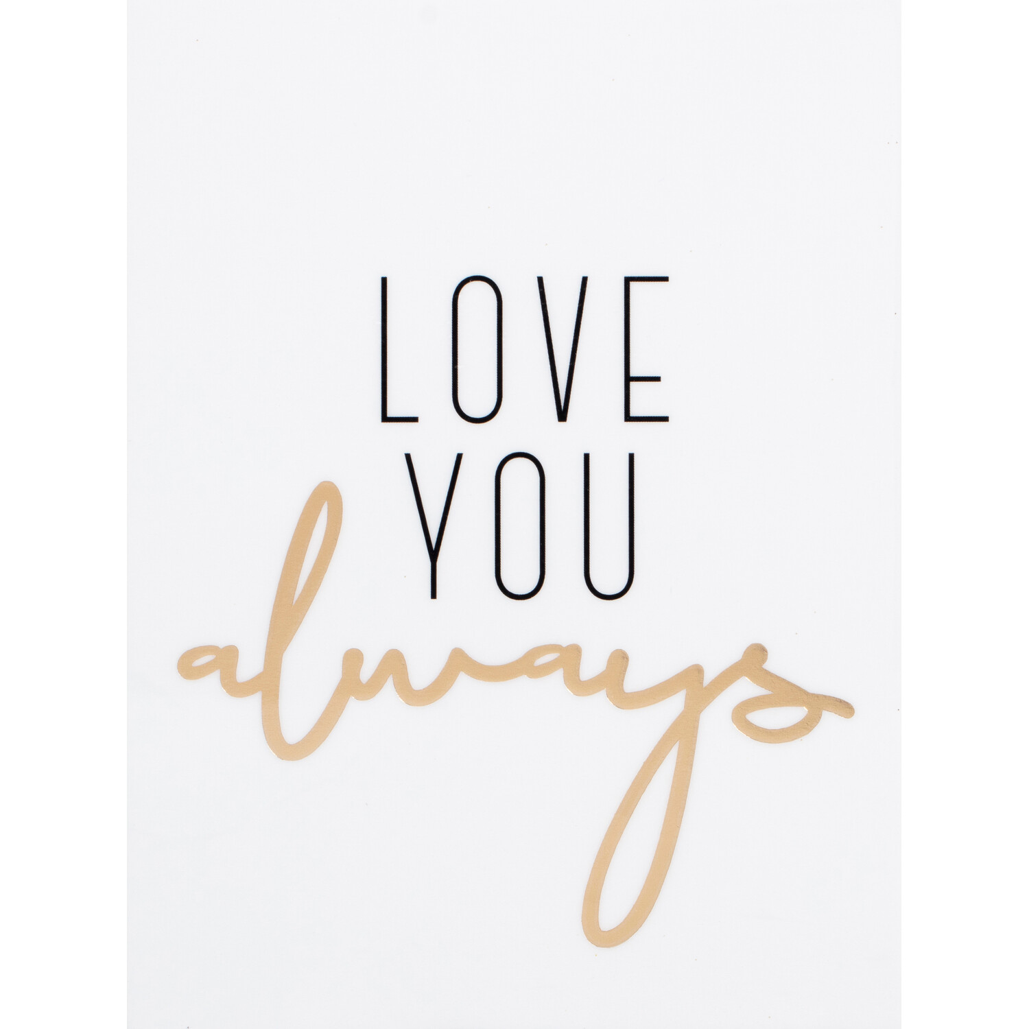 Forever Love Gold Metallic Box Art - White Image 5