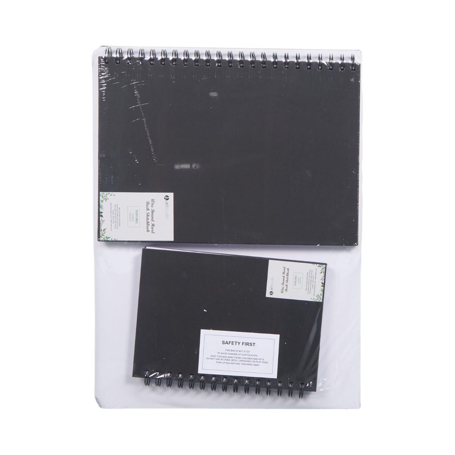 Multipack Wire Bound Sketchbooks Black Image 6