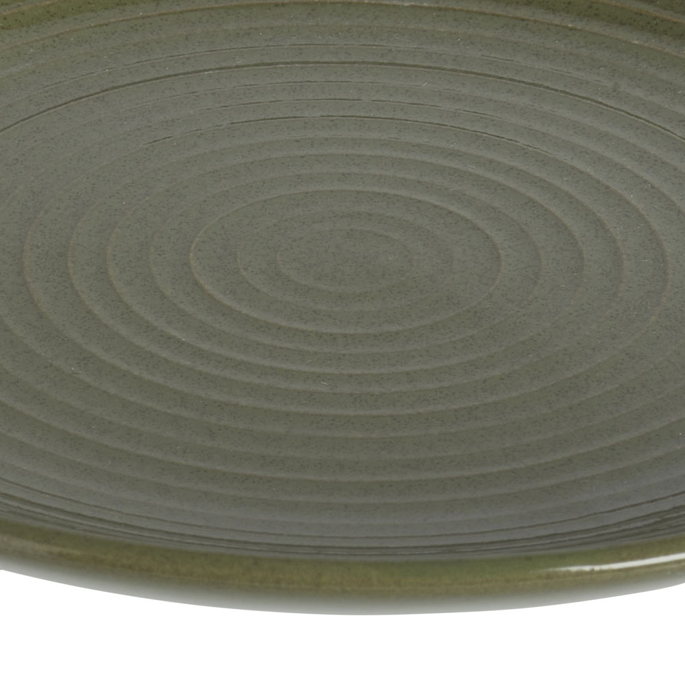 Wilko Green Reactive Glaze Side Plate Image 2