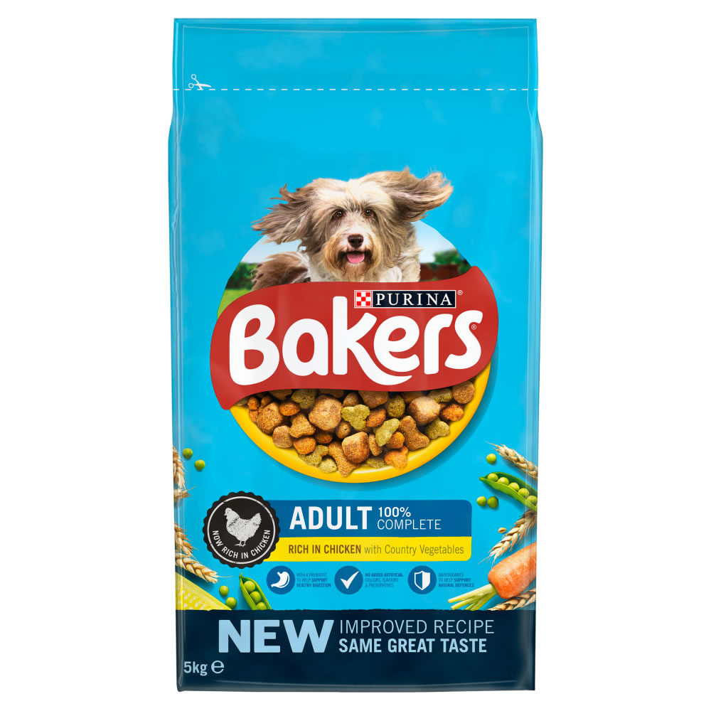 Bakers Chicken and Country Vegetables Complete Dry  Dog Food 5kg Image 2