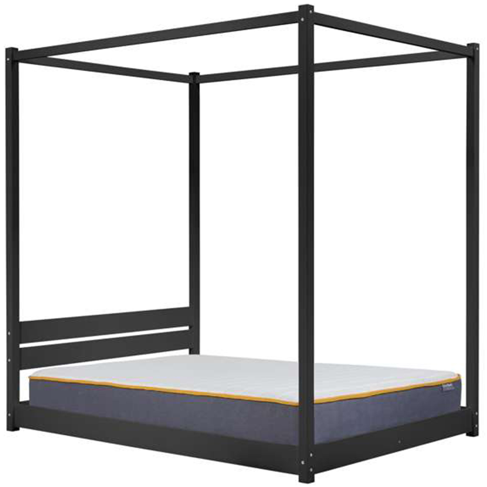 Darwin Double Black Four Poster Bed Image 3
