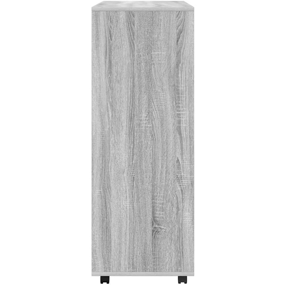 vidaXL 4 Open Shelf Grey Sonoma Wardrobe Image 4