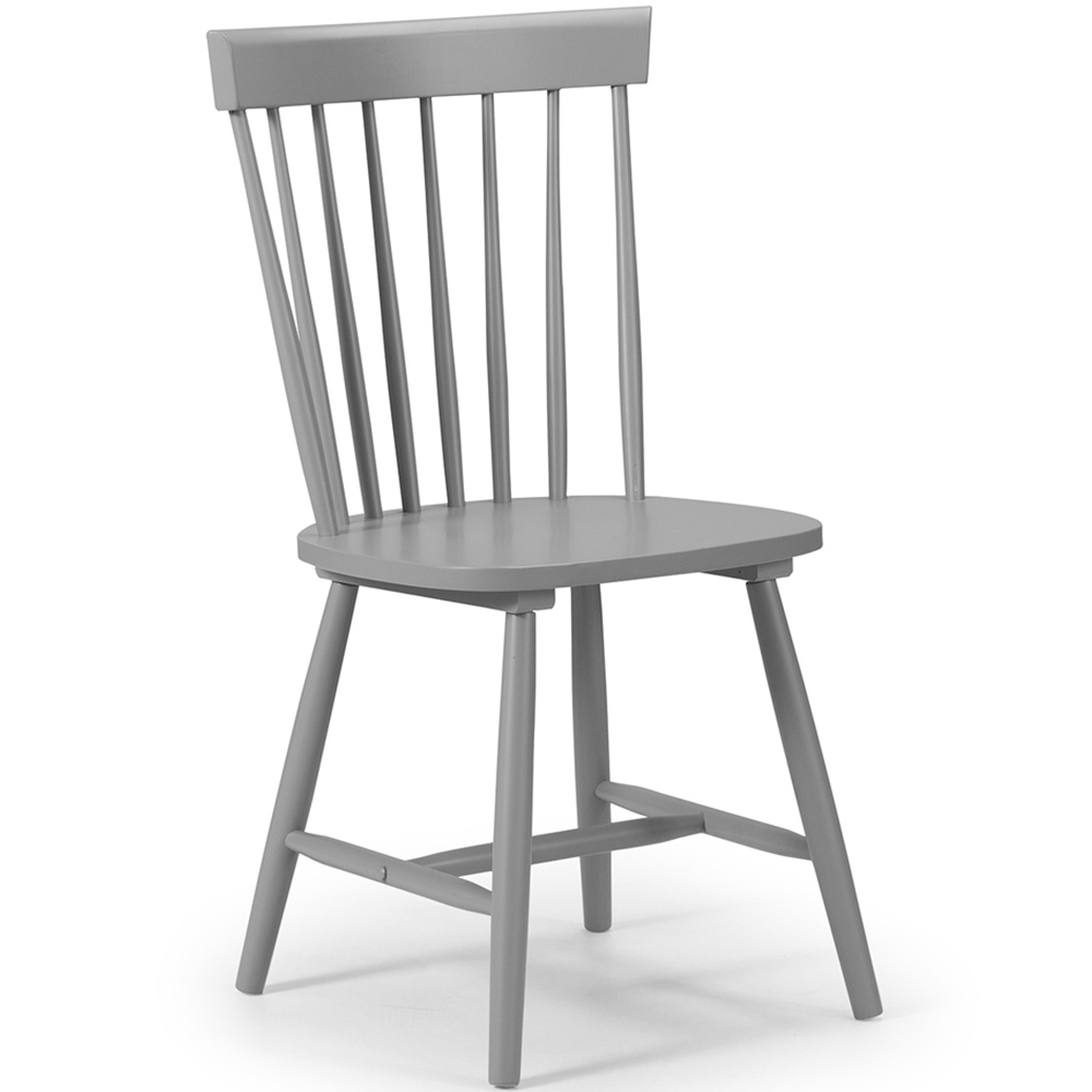 Julian Bowen Torino Set of 4 Grey Chairs Image 2