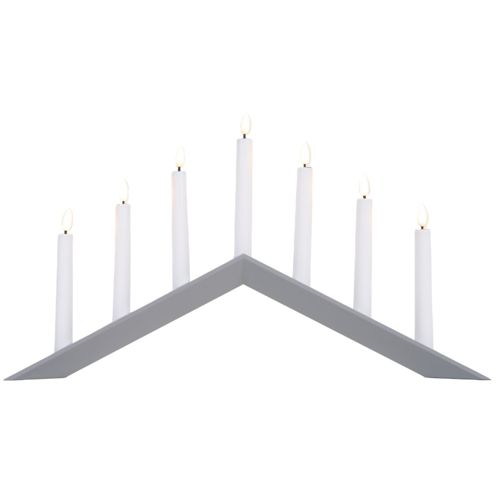 7 LED Candle Bridge Grey Image 6