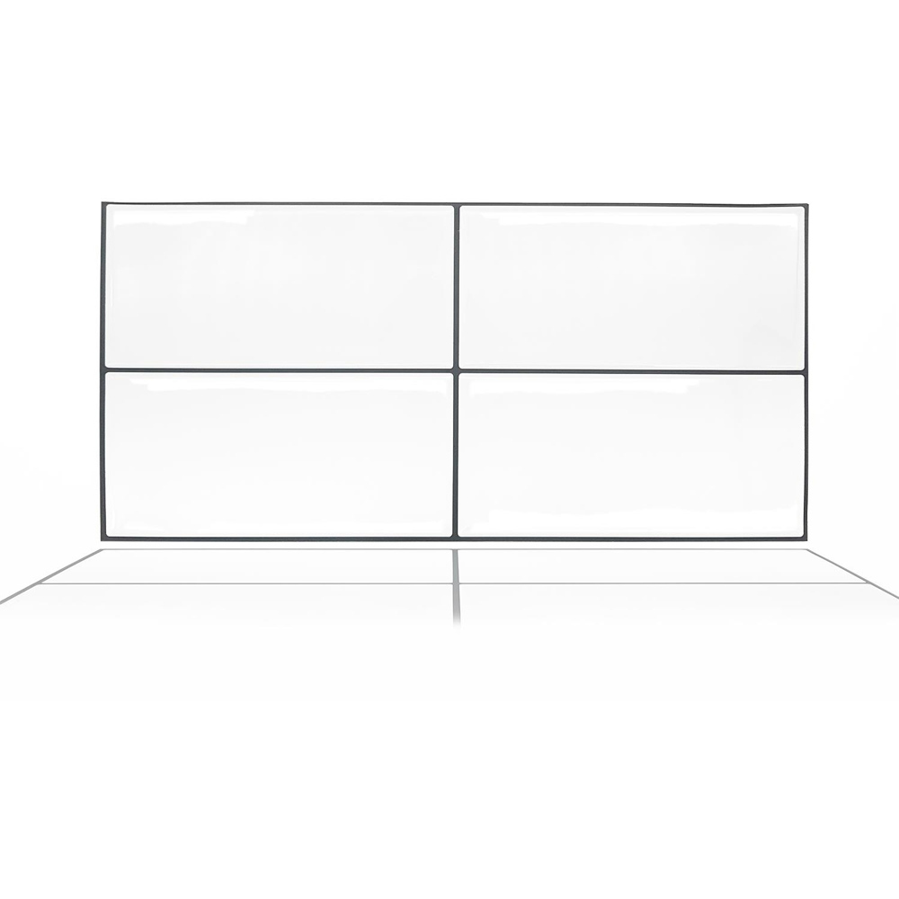 Walplus Insta Kitchen Original Brilliant White Glossy 3D Tile Sticker 30.5 x 15.4cm 12 Pack Image 3