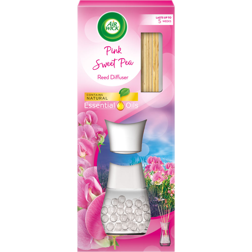 Air Wick Pink Sweet Pea Reed Diffuser 25ml Image