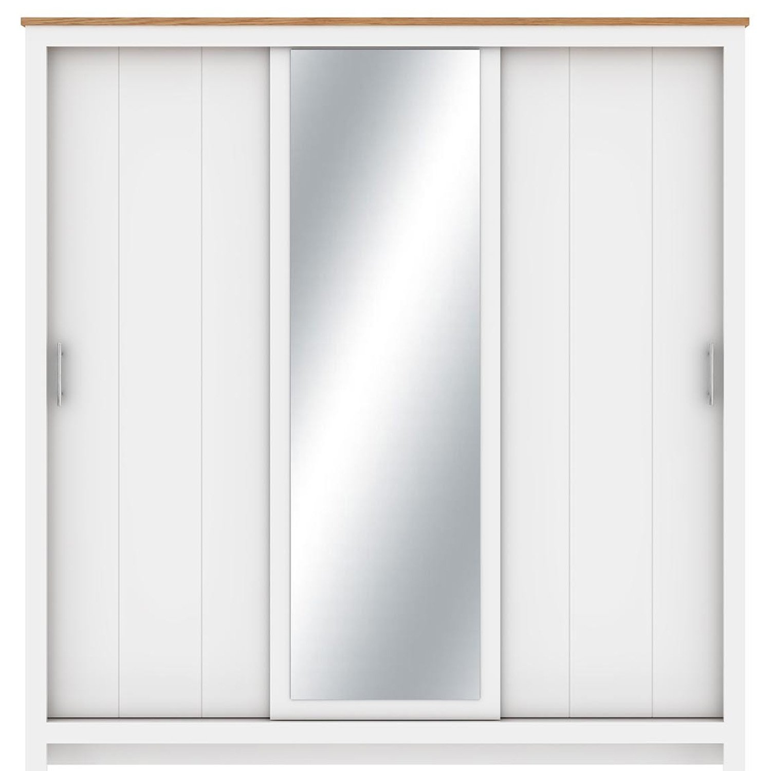 Hallingford 3 deals door sliding wardrobe