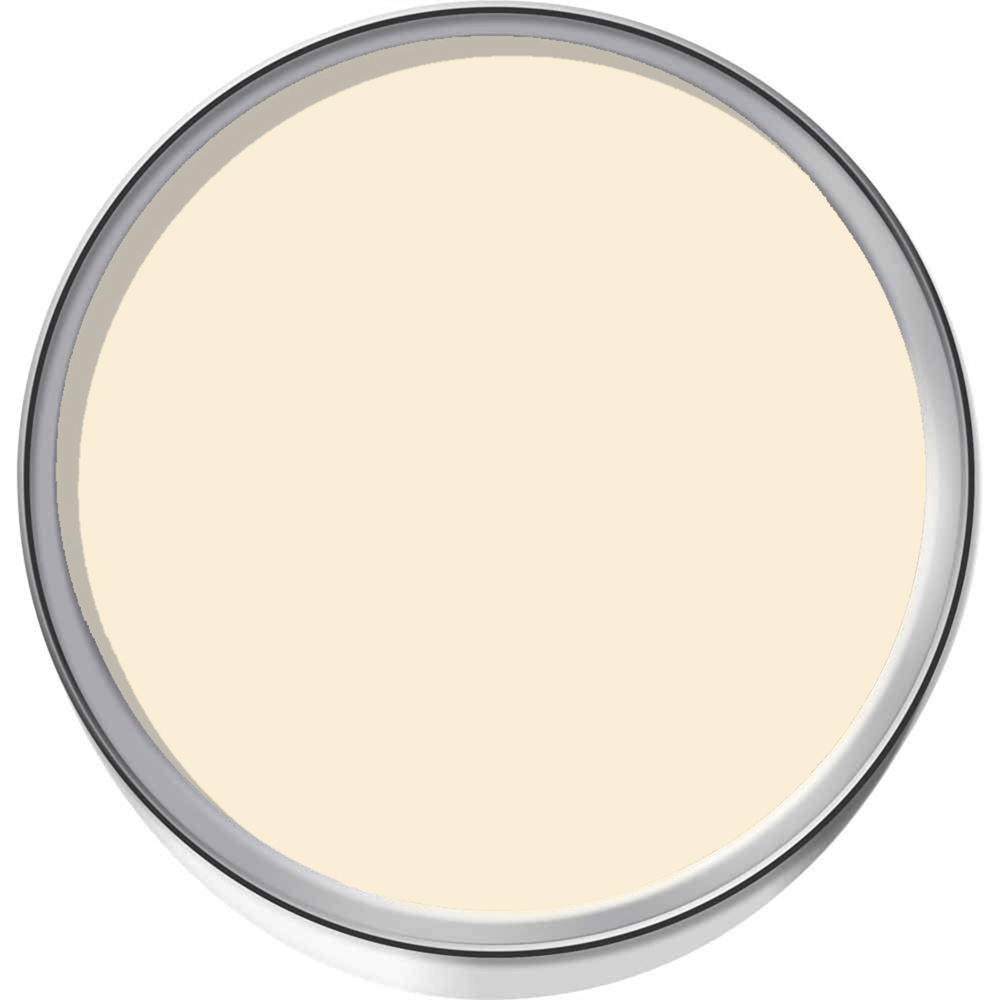 Crown Breatheasy Walls & Ceilings Ivory Cream Silk Emulsion Paint 2.5L Image 3