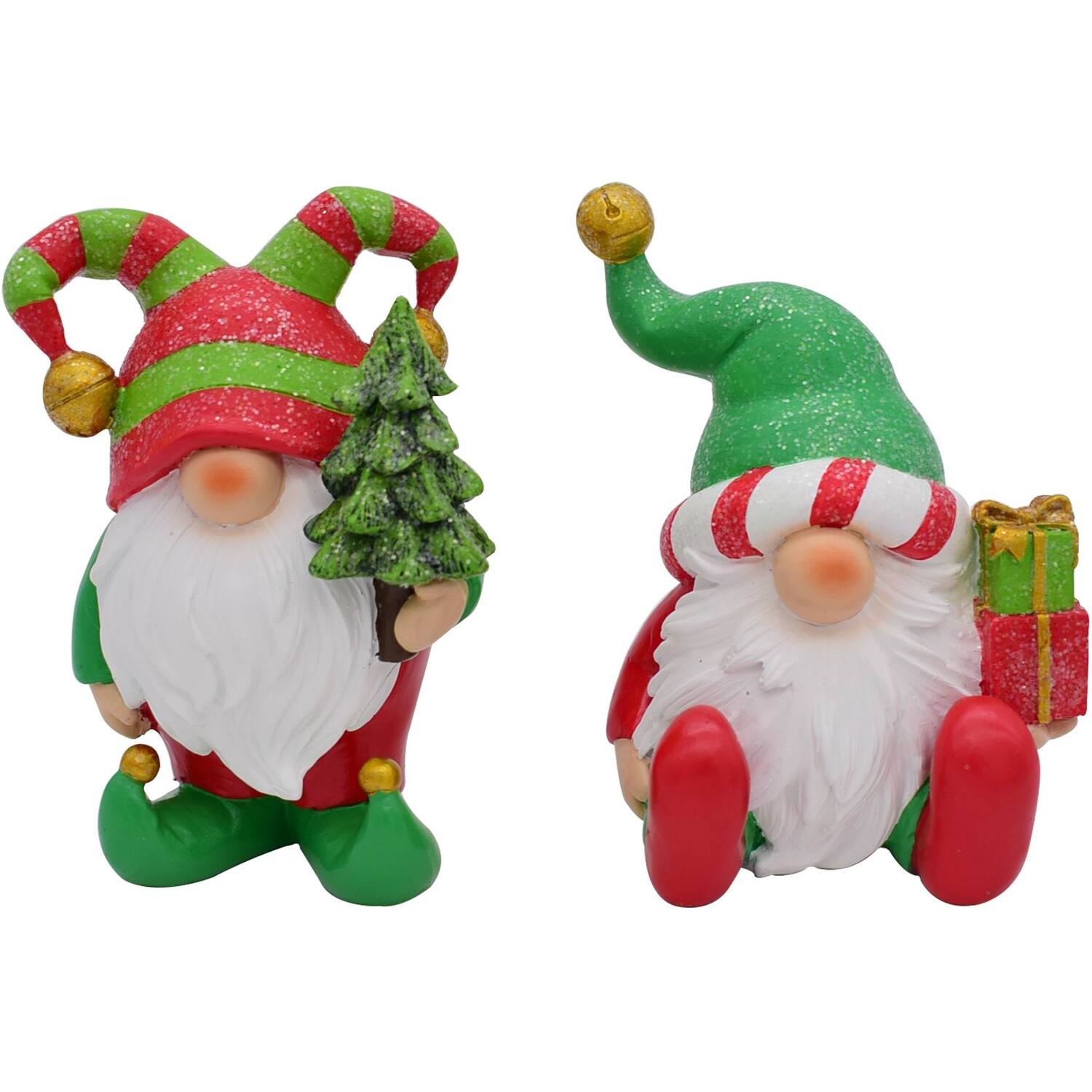 Gonk Elf Decoration - Green & Red Image