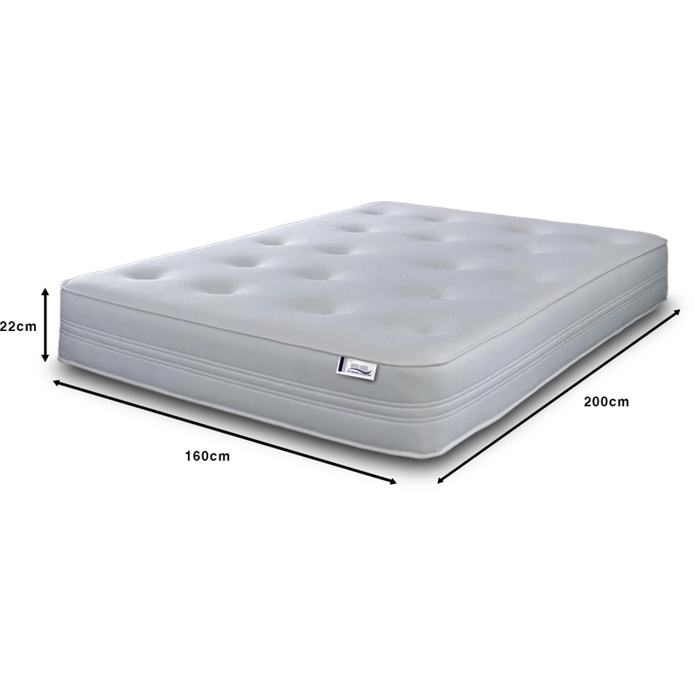 Extreme Comfort European King Size Hybrid Tufted and Pinna Coil Spring Mattress Image 4