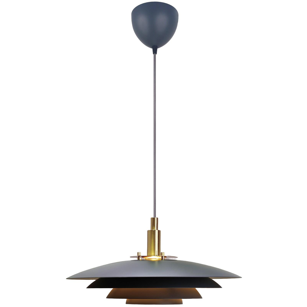 Nordlux Bretagne 38 Grey Pendant Light Image 4