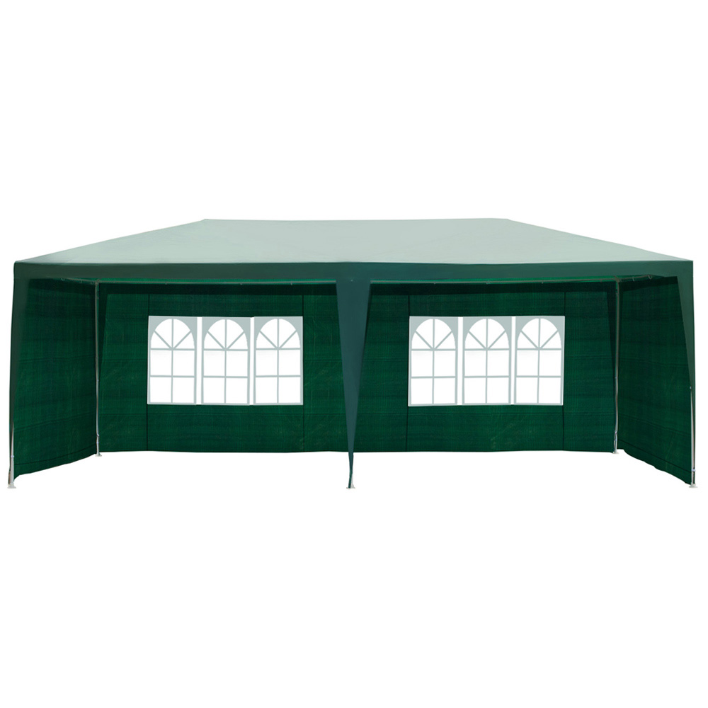 Outsunny 6 x 3m Green Canopy Gazebo with Sides Image 2