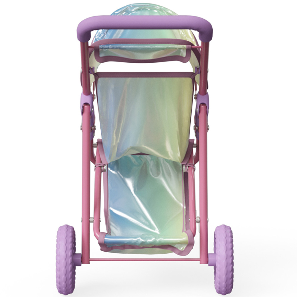 Teamson Kids Olivia's Little World Iridescent Magical Dreamland Baby Doll Jogging Stroller Image 4