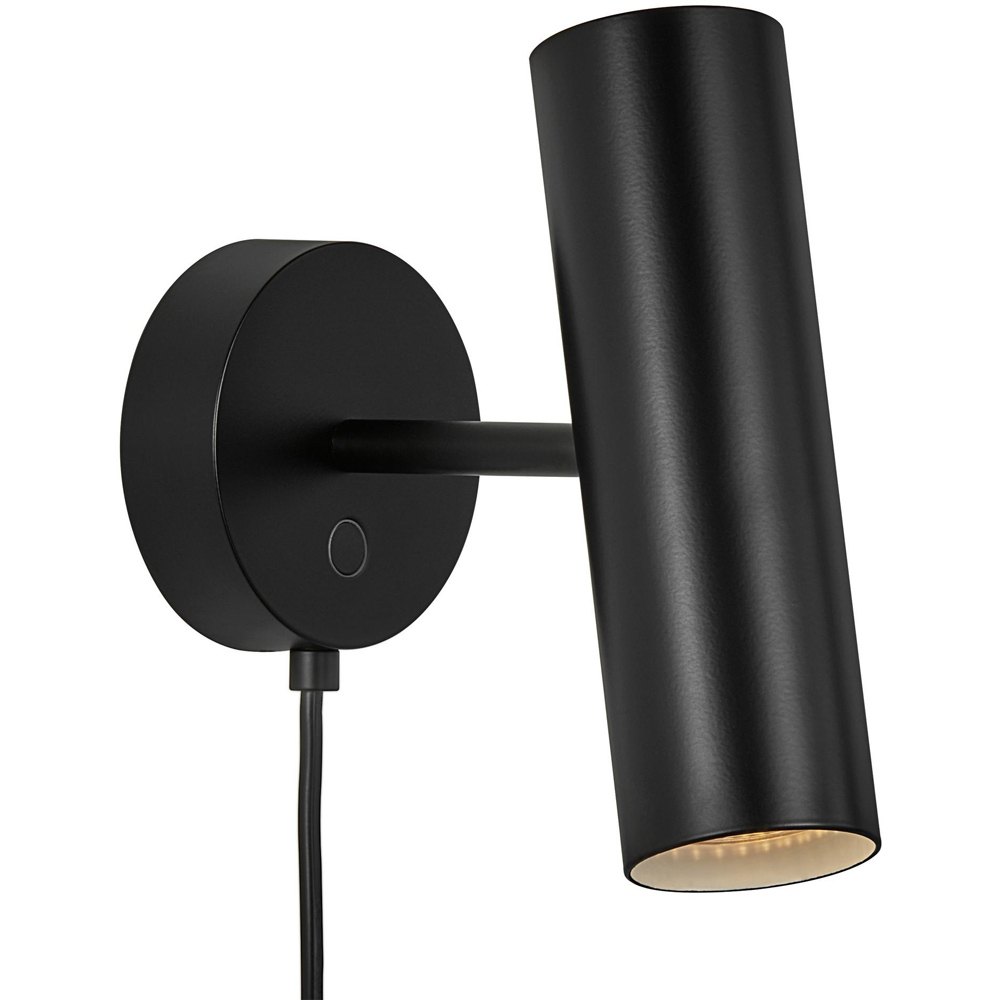 Nordlux MIB 6 Black Wall Light Image 1