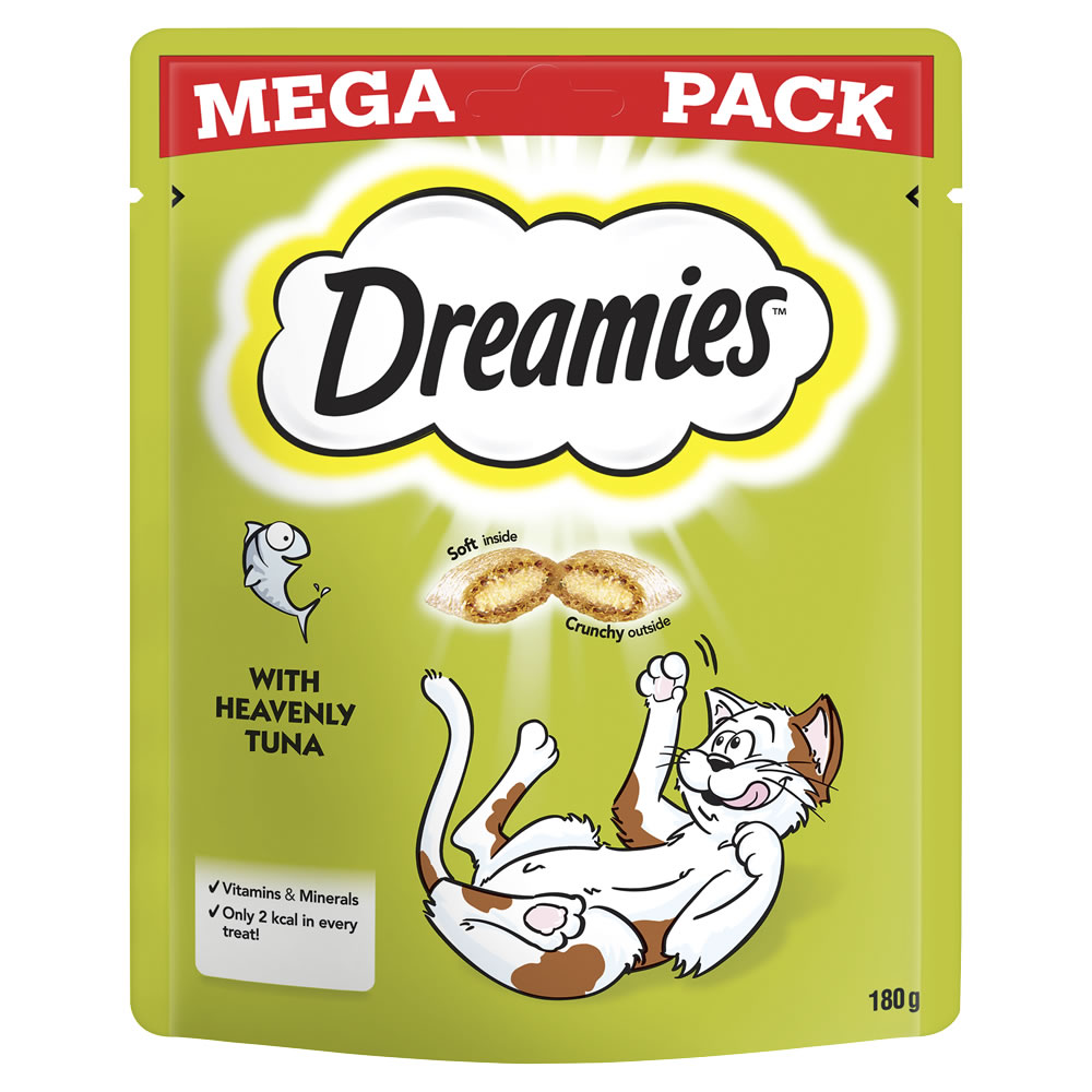 Dreamies Tuna Cat Treats Mega Pack 180g Image 1