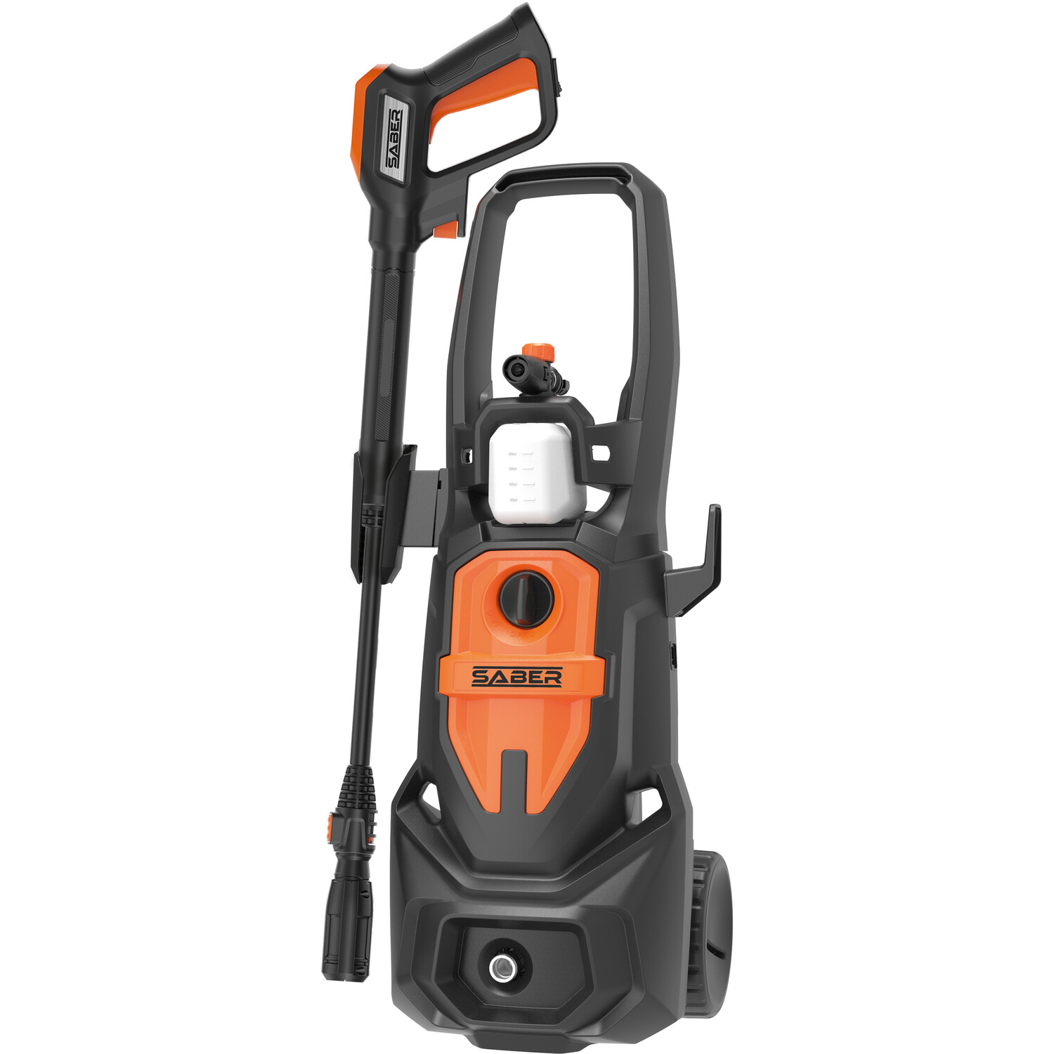 Saber 2000W Pressure Washer Black and Orange Image 1