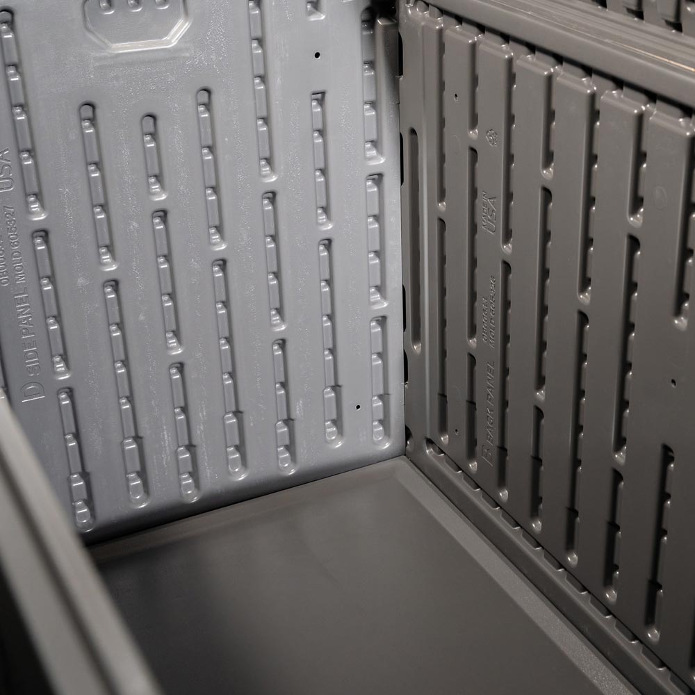 Suncast Montana 757L Peppercorn Grey Storage Box Image 7