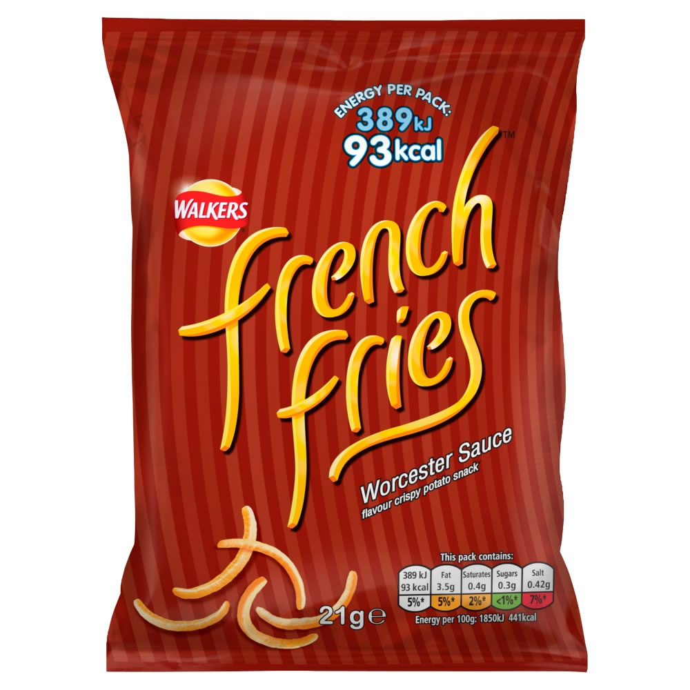 Walkers French Fries Worcester Sauce 21g Image 1