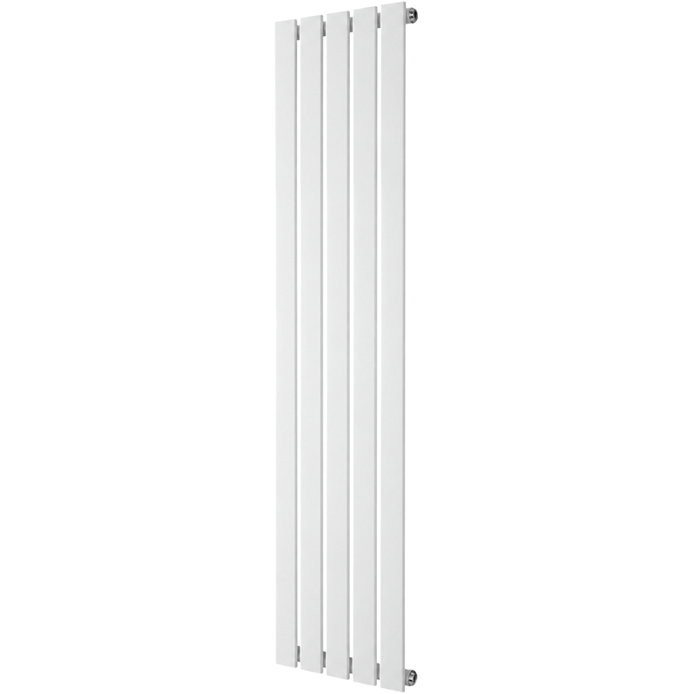 Go Bathrooms Pinta 3987 BTU White Single Panel Vertical Radiator 1800 x 475mm Image 1