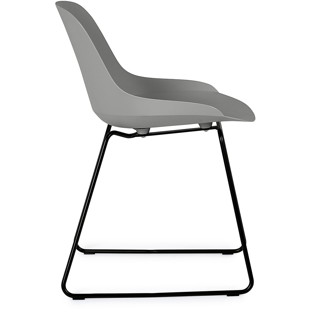Julian Bowen Set of 2 Light Grey Rocco Chair Image 4