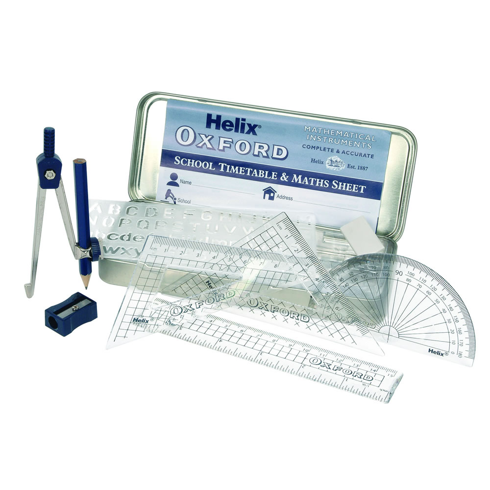 Helix Oxford Math Set Instruments Image 2