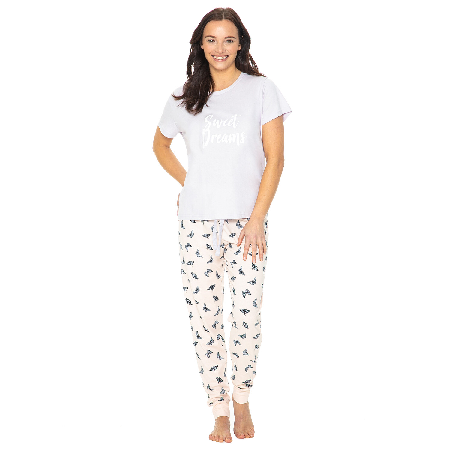 Sweet Dreams Ladies Loungewear Set - White / 10 Image 1