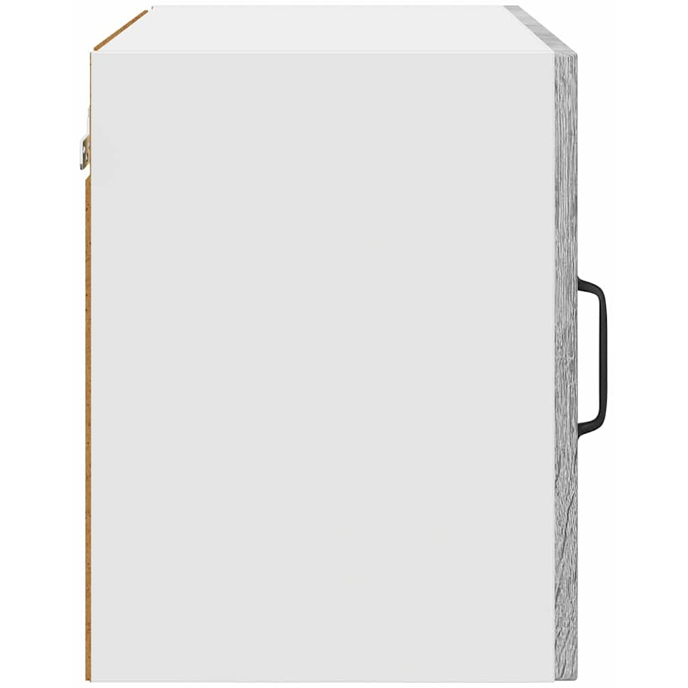 vidaXL Kalmar Single Door Grey Sonoma Wall Mounted Wide Kitchen Cabinet Set of 2 Image 7