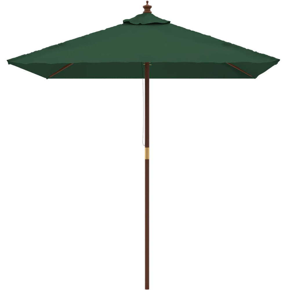 vidaXL Green Garden Parasol 3m Image 2