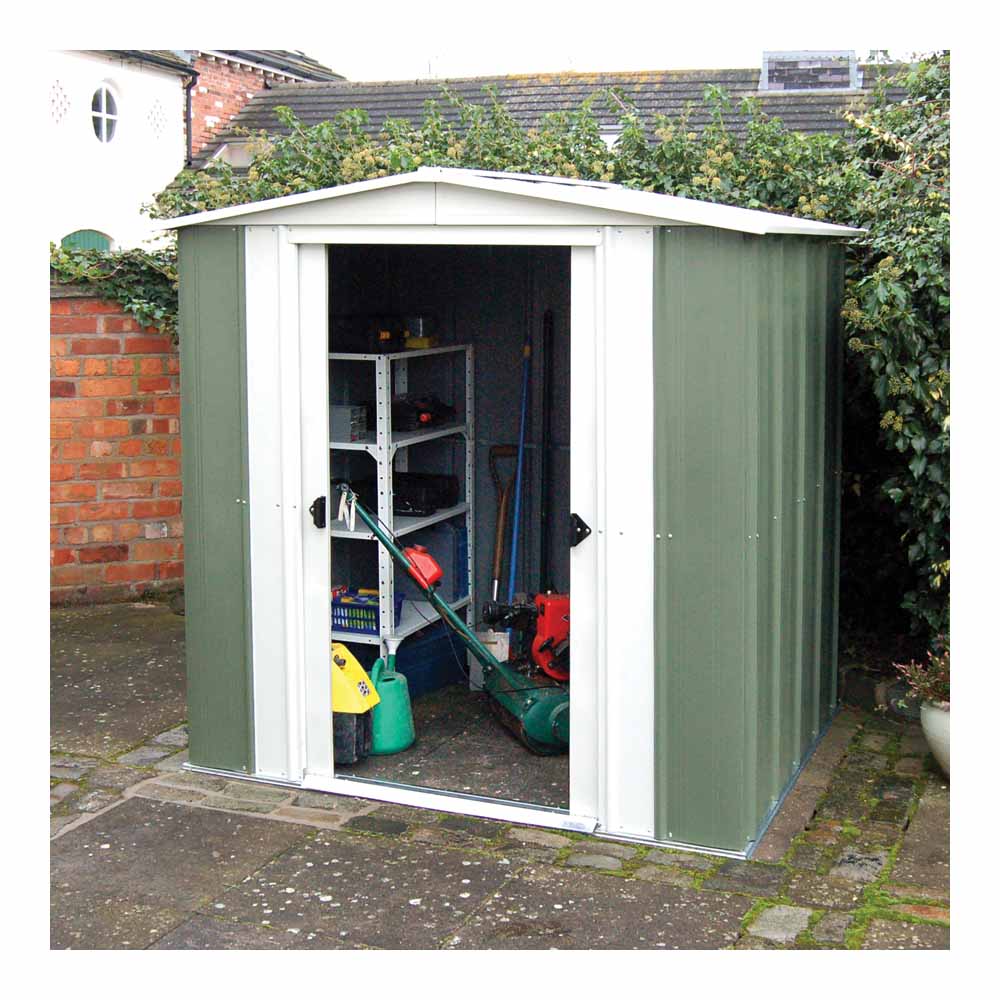 rowlinson metal bike shed